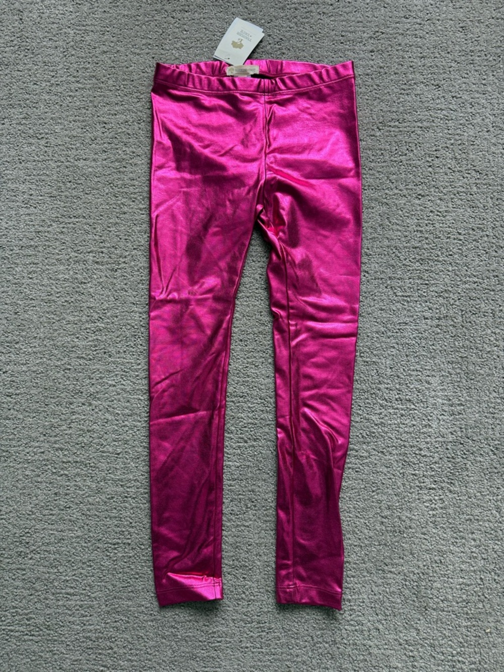 Tucker + Tate Metallic Magenta Kids Leggings NWT